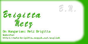 brigitta metz business card